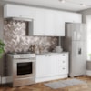 Cozinha Modulada 4 Pecas 280 cm CE757 Americana Branco Henn