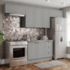 Cozinha Modulada 4 Pecas 280 cm CE757 Americana Cinza Henn