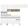 Cozinha Modulada 4 Pecas Balcao Com Tampo Line Supremo Cp Freijo KTP