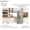 Cozinha Modulada 5 Peças 17011 Freijo Off White Cristal Nicioli