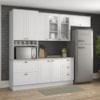 Cozinha Modulada 5 Pecas 272 cm CE171 Americana Branco Calcare Henn