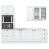 Cozinha Modulada 5 Pecas 272 cm CE377 Americana Branco Calcare Henn