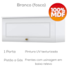 Cozinha Modulada 5 Pecas 280cm Americana Branco Nature Henn
