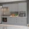 Cozinha Modulada 7 Pecas 272 cm CE790 Americana Cinza Calcare Henn