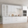 Cozinha Modulada 7 Pecas 343 cm CE172 Americana Branco Calcare Henn