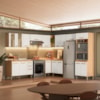 Cozinha Modulada 9 Peças 17018 Freijo Off White Cristal Nicioli