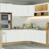 Cozinha Modulada 9 Pecas 225X195 cm DENV Branco Rivera Dtall