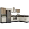Cozinha Modulada 9 Peças MDF Kali Bianco Toq Bianco Toq Nicioli