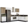 Cozinha Modulada 9 Peças MDF Kali Bianco Toq Branco Uv Nicioli