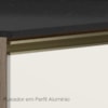 Cozinha Modulada 9 Peças MDF Kali Carvalho Toq Off White Cetim Nicioli
