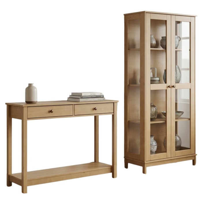 Cristaleira 1963 E Aparador 1960 Madeira Macica Taeda Freijo Festra