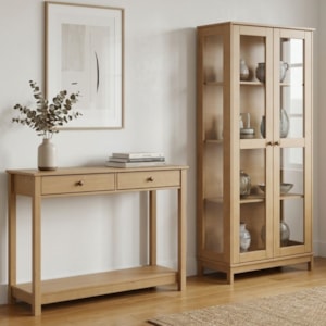 Cristaleira 1963 E Aparador 1960 Madeira Macica Taeda Freijo Festra