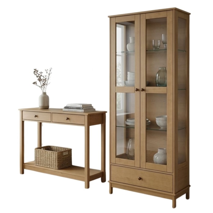 Cristaleira 1964 E Aparador 1960 Madeira Macica Taeda Freijo Festra