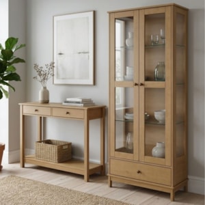 Cristaleira 1964 E Aparador 1960 Madeira Macica Taeda Freijo Festra