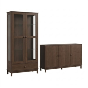 Cristaleira 1964 E Buffet Balcao 1962 Madeira Macica Taeda Cafe Festra