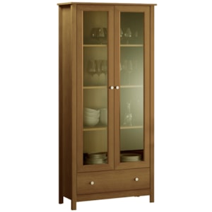 Cristaleira 2 Portas Vidro 1 Gaveta 180x80 cm E954 Diamond Dtall Cristaleira 2 Portas Vidro 1 Gaveta 180x80 cm E954 Diamond Dtall