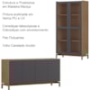 Cristaleira 2P Vidro Balcao Buffet 4P 1G Tauari Concret Milani Store