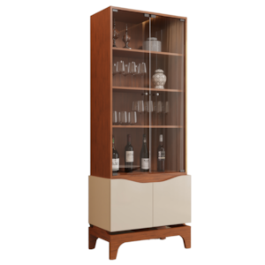 Cristaleira 4 Portas 182x74 cm Joile Freijo Off White DJ MOVEIS