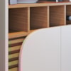 Cristaleira 4 Portas 183x70 cm Jurere Off White Matte Freijo Colibri