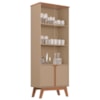 Cristaleira 4 Portas Madri 180x70 cm Fendi Freijo BECHARA