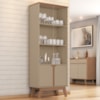 Cristaleira 4 Portas Madri 180x70 cm Fendi Freijo BECHARA