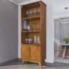 Cristaleira 4 Portas Madri 180x70 cm Naturalle BECHARA