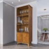 Cristaleira 4 Portas Madri 180x70 cm Naturalle BECHARA