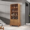 Cristaleira 4 Portas Para Sala De Estar 50519 Cedro DCASA