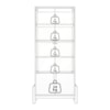 Cristaleira 4 Portas Vidro e Aparador 4 Portas 2 Gavetas Lizz Off White Cedro DCASA