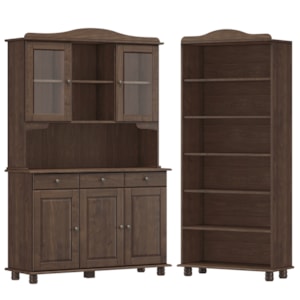 Cristaleira 5 Portas Estante Livreiro Madeira Maciça Cafe Milani Store Cristaleira 5 Portas Estante Livreiro Madeira Maciça Cafe Milani Store