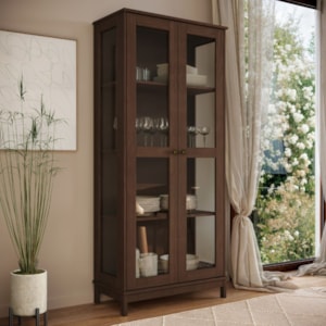 Cristaleira Madeira Macica Taeda 180X80 cm 1963 Cafe Festra