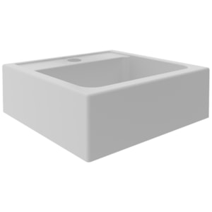 Cuba De Apoio Para Banheiro Em Marmore Sintetico BN3630 Branca Tecno Mobili Cuba De Apoio Para Banheiro Em Marmore Sintetico BN3630 Branca Tecno Mobili