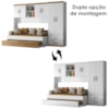 Dormitorio Infantil 3 Peças Flex 990180 Branco Nature PLLA