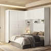 Dormitorio Modulado Casal 6 Portas FL0270 Branco Moval