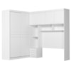 Dormitorio Modulado Casal 6P 242X173 cm Florenca Branco Moval