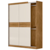 Dormitorio Modulado Casal 6P 242X173 cm Florenca Freijo Off White Moval