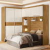 Dormitorio Modulado Casal 6P 242X173 cm Florenca Freijo Off White Moval