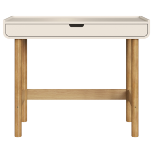 Escrivaninha 1 Gaveta 100 cm 28102 Aura Off White Artesano