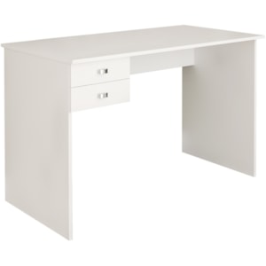Escrivaninha Mesa Escritorio 2 gavetas ME4165 Branco Tecno Mobili Escrivaninha Mesa Escritorio 2 gavetas ME4165 Branco Tecno Mobili