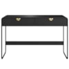 Escrivaninha Organico 2 Gavetas 125 cm 28067 Nero Preto Artesano