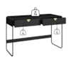 Escrivaninha Organico 2 Gavetas 125 cm 28067 Nero Preto Artesano