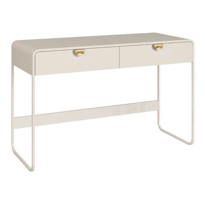 Escrivaninha Organico 2 Gavetas 125 cm 28067 Off White Artesano