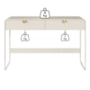 Escrivaninha Organico 2 Gavetas 125 cm 28067 Off White Artesano