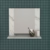 Espelheira Para Banheiro BN3610 Marmore Branco Tecno Mobili