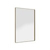 Espelho Decorativo Skkar Retang 92x62 Moldura 25 cm Dourado Dhom