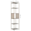 Estante 180 Cm Estilo Industrial Com Tela P1023 Arenas Dourado PP