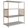 Estante Estilo Industrial 94 Cm Com Tela P1024 Arenas Dourado PP