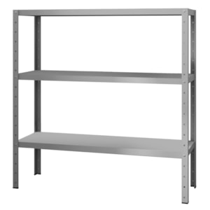 Estante Estilo Industrial Genova 3 Prateleiras 94 cm Cinza ARTEF