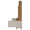 Estante Home Para TV 70 Pol Cannes 215 cm Cedro Off White DCASA