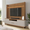 Estante Home Para TV 70 Pol Cannes 215 cm Cedro Off White DCASA